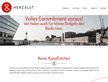 Tablet Screenshot of herzblut.de